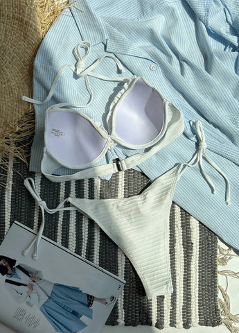 Білий літній роздільний купальник (ліф, трусики) роздільний NOVA VEGA