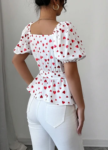 Біла блуза SHEIN