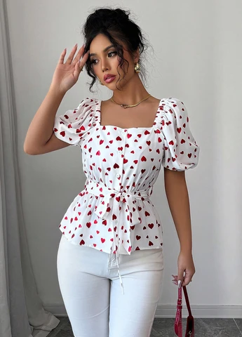 Біла блуза SHEIN