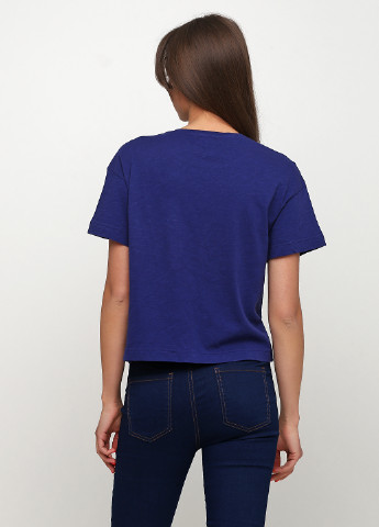 Темно-синяя летняя футболка United Colors of Benetton