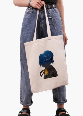 Эко сумка шоппер белая Унесённые призраками (Spirited Away) (9227-2828-WT-1) Еко сумка шоппер біла 41*35 см MobiPrint (221682990)