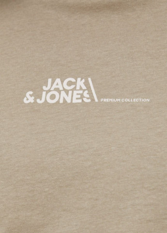 Хаки (оливковая) футболка JACK&JONES 12202216 gr