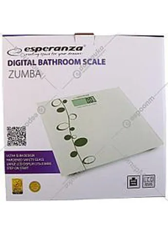 Ваги для підлоги Zumba EBS-005 білі Esperanza (253613922)