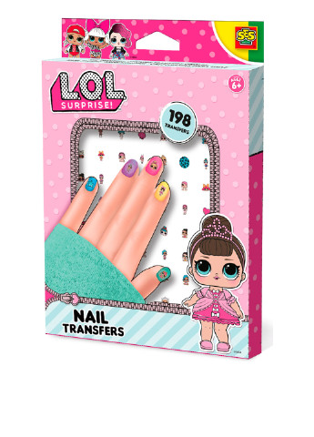 Набір наклейок для нігтів серії L.O.L SURPRISE! - МОДНИЙ ЛУК Ses Creative (185458845)
