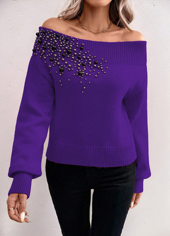 Фіолетовий демісезонний джемпер джемпер SHEIN