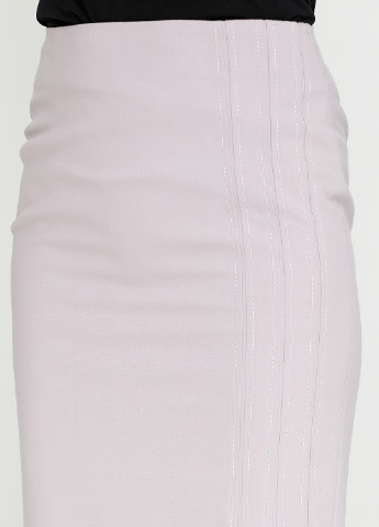 Светло-серая кэжуал однотонная юбка Stefanie L мини
