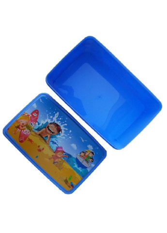 Пластиковий прямокутний контейнер органайзер з кришкою коробка для зберігання 5,5л 20x28x12 см (472854-Prob) Пляж Francesco Marconi (251136035)