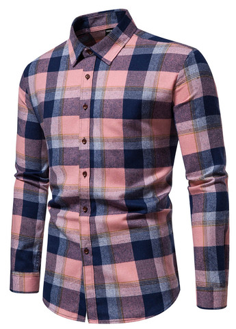 Цветная кэжуал рубашка в клетку SHEIN