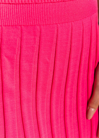 Розовая кэжуал однотонная юбка Time of Style плиссе