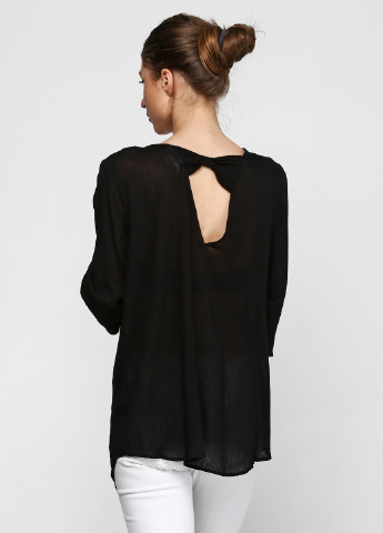 Черная летняя блуза Francesca's
