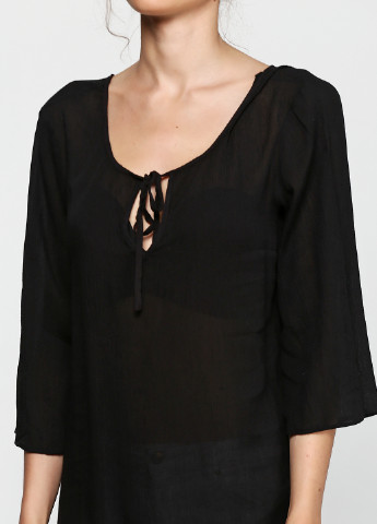 Черная летняя блуза Francesca's