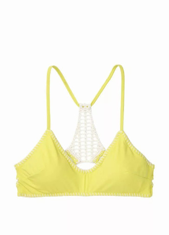 Желтый летний купальник (лиф, плавки) топ Victoria's Secret