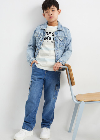 Комбинированная летняя футболка (2 шт.) C&A