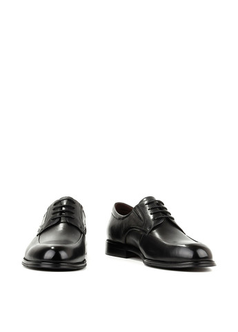 Черные классические, кэжуал туфли Le'BERDES на шнурках