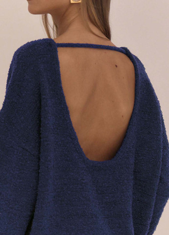 Темно-синій демісезонний пуловер пуловер SHEIN