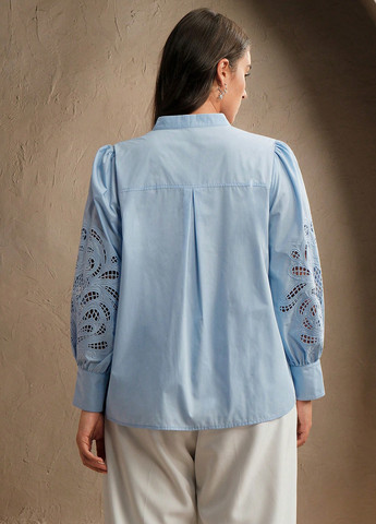 Голубая блуза SHEIN