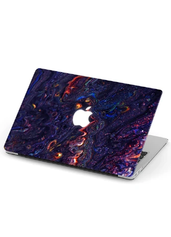 Чохол пластиковий для Apple MacBook Pro Retina 13 A1502 / А1425 Темно-фіолетовий глиттер (6352-2384) MobiPrint (218867673)
