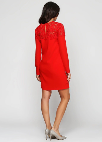 Червона кежуал сукня футляр DKNY однотонна