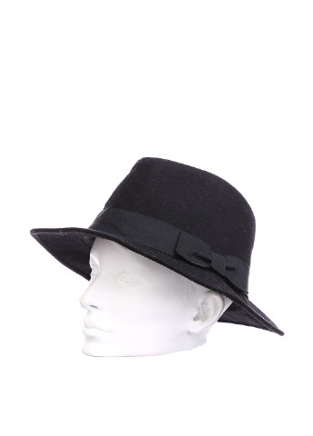 Шляпа Francesca's однотонная чёрная кэжуал