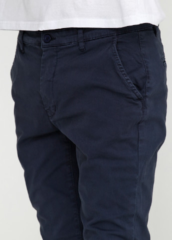 Темно-синие демисезонные со средней талией джинсы Casual Friday