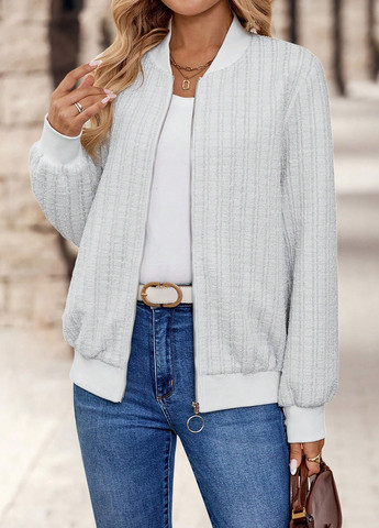 Бомбер SHEIN на молнии (366747805)