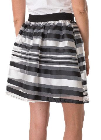 Серая в полоску спідниця жіноча Miss Miss