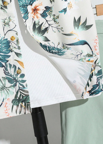 Комбінований літній комплект (сорочка, шорти) SHEIN