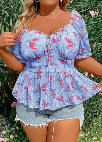Комбінована блуза SHEIN