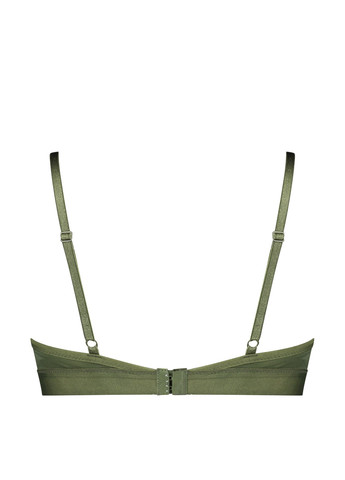 Зелений бюстгальтер Hunkemoller без кісточок поліамід