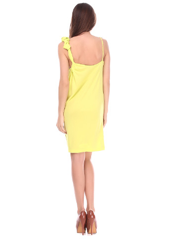 Желтое кэжуал платье Miss Sixty однотонное