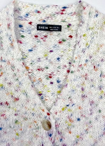 Разноцветный демисезонный кардиган SHEIN