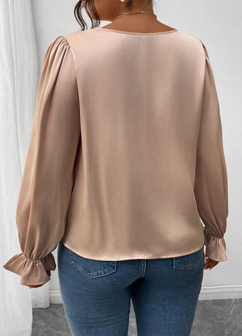 Кремовая блуза SHEIN