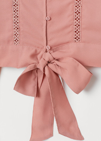 Темно-розовая летняя блуза H&M