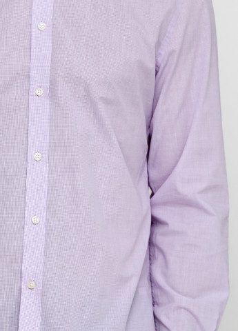 Светло-фиолетовая классическая рубашка в клетку THE TAILORING CLUB