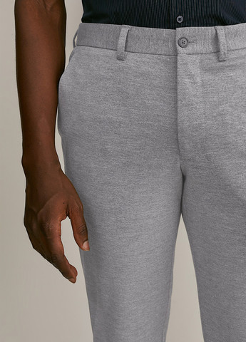 Серые кэжуал демисезонные зауженные брюки C&A