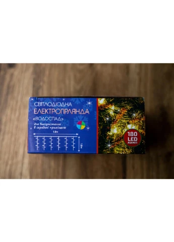 Гірлянда з адаптером 180LED, 1.8м, 10.8W Водоспад Color (102979) BPNY (254593137)