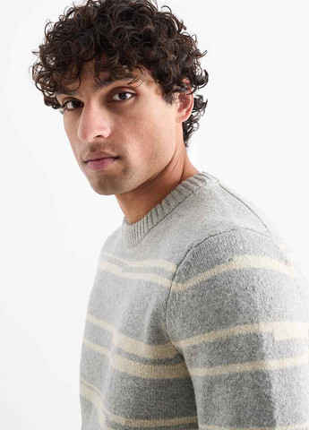 Серо-бежевый демисезонный джемпер джемпер C&A