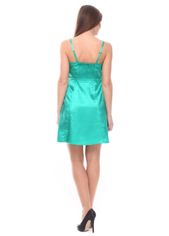 Зеленое коктейльное платье клеш Even & Odd