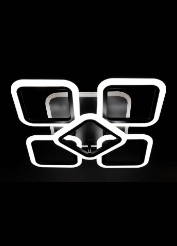 Люстра стельова LED з пультом A2400 / 4 + 1S-RGB-bk Чорний 11х41х55 см. Handmade (234538066)