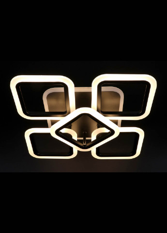 Люстра стельова LED з пультом A2400 / 4 + 1S-RGB-bk Чорний 11х41х55 см. Handmade (234538066)