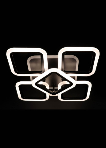 Люстра стельова LED з пультом A2400 / 4 + 1S-RGB-bk Чорний 11х41х55 см. Handmade (234538066)