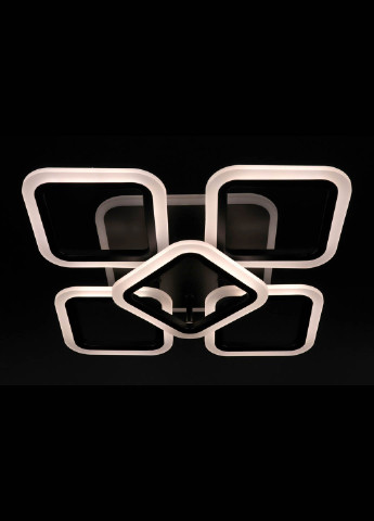 Люстра стельова LED з пультом A2400 / 4 + 1S-RGB-bk Чорний 11х41х55 см. Handmade (234538066)