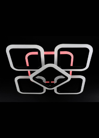 Люстра стельова LED з пультом A2400 / 4 + 1S-RGB-bk Чорний 11х41х55 см. Handmade (234538066)