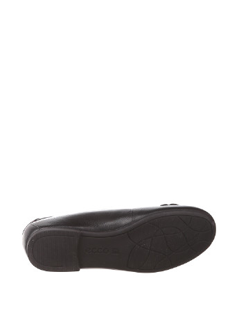 Туфли Ecco на низком каблуке с аппликацией