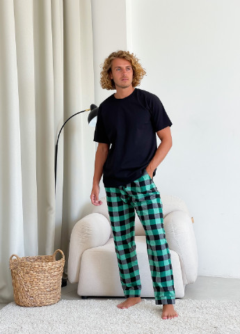 Мужской пижамный комплект футболка и пижамные брюки Cosy (253840520)