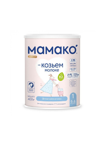 Дитяча суміш 1 Premium на козячому молоці 0-6 міс. 400 г (1105302) MAMAKO (254067385)