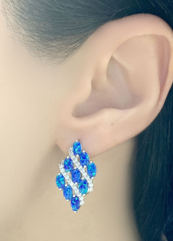 Сережки Silver Flame (307258374)