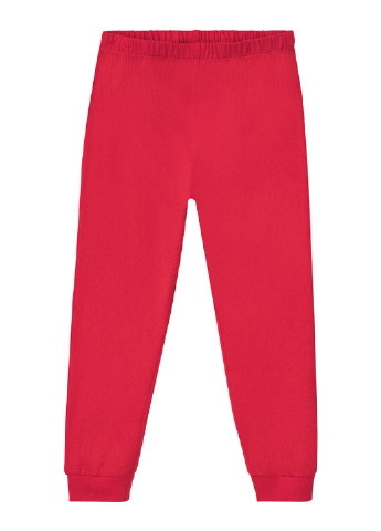 Сіро-червона всесезон піжама (лонгслів, штани) Lupilu