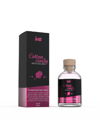 Массажный гель для интимных зон Cotton Candy (30 мл) разогревающий Intt (256537782)