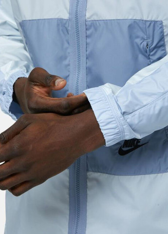 Блакитна демісезонна вітровка Nike NSW SPU WVN JKT